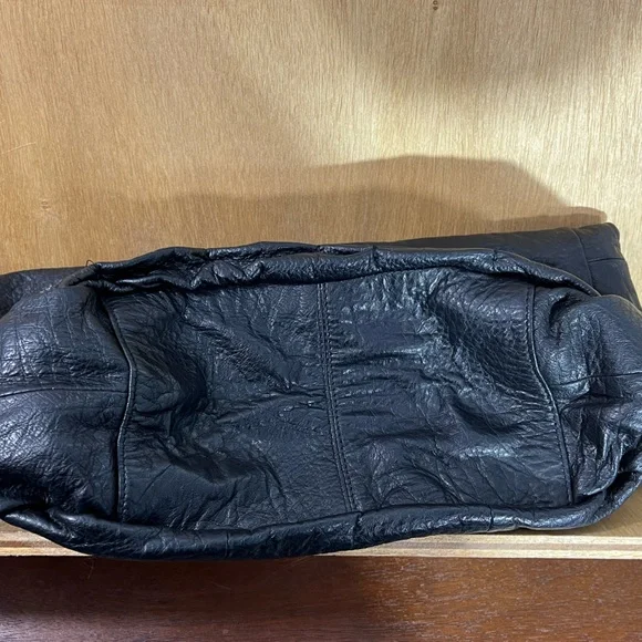 Day & Mood Black Leather Isa Hobo Crossbody - Picture 8 of 8